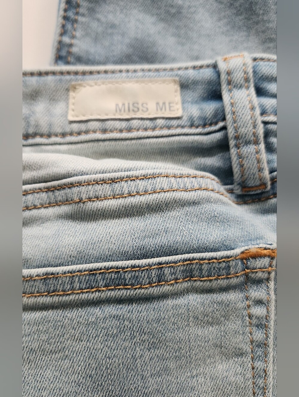 Miss Me Ankle Skinny Size 29 Geometric Pastel Low Rise - Picture 2 of 13